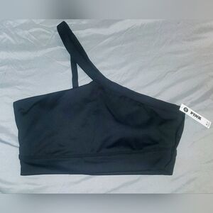 Victoria's Secret Black One-Shoulder Sports Bra